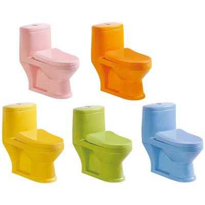 China Modern Children's Toilet , Kindergarten Toilet One Piece Toilet With Double Buttons for sale