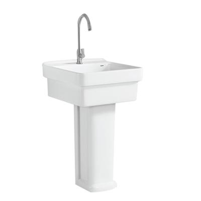 China Modern Square Sink For School And Hospital Engineers Laboratory Ceramic Basin for sale