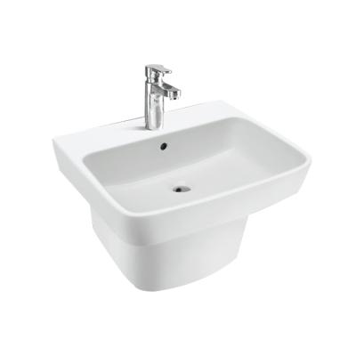 China Modern China Supplies Classic Style Pedestal Wash Basin Modern Bathroom Products Sink Faucets for sale