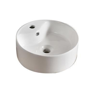 China Hotel Bathroom Sink Modern Round Ceramic Small Size Washing Machine for sale