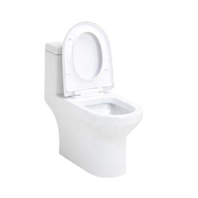 China Double-Flow Chinese Ceramic Bathroom Sanitary Ware Tolet Wash Down Toilet Luxury Sale White OEM One Piece for sale