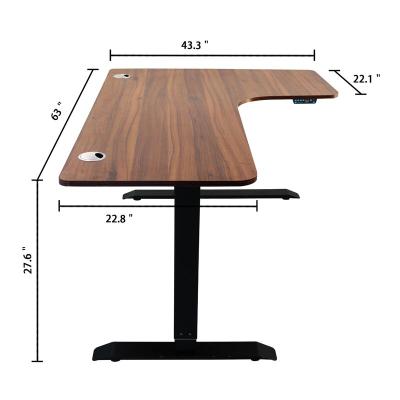 China (Height)Adjustable Multifunction Electronic Sit Position Height Adjustable Home Office Office Table for sale