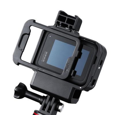 China Ulanzi G8-9 GoPro8 Sports Portable Flexible Motion Camera Special Frame Protective Vlog Cage Extended Microphone Accessory for sale