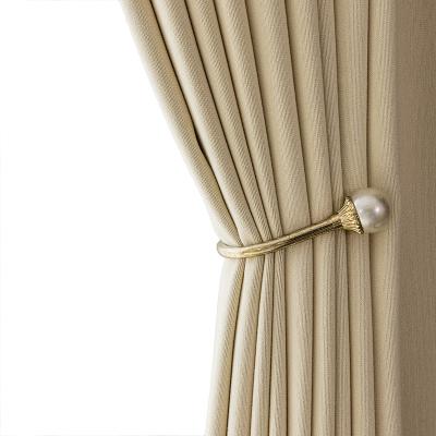 China Blackout Solid Color European And American Style Blackout Window Drapes Curtain Fabric For Hotel for sale