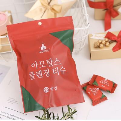 China 5#Compressed Towel Disposable Travel Thickening Increase Disposable Pure Cotton Women Washcloth Travel Portable Candy Particles for sale