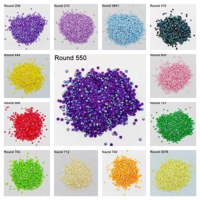 China Other SONGWOO 2.8mm AB Round Drill Embroidery Color Rhinestone Diamond Painting Sale Mosaic Stones Resin Electroplating Gift Making for sale