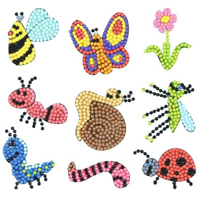 China New Classical/Post-modern Mini anime design kids cartoon mosaic stickers for kids phone car laptop sticker DIY handmade diamond painting sticker for sale