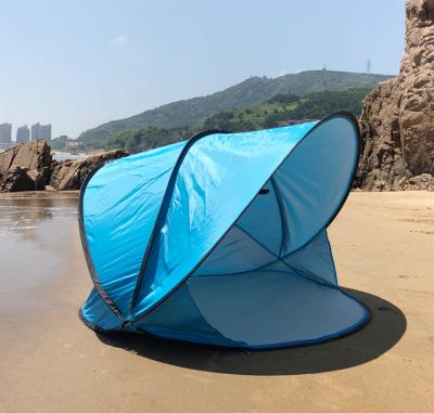 China Steel Sunshade Pop Up Cabana Shade Beach Tent Portable Sun Shelter for sale