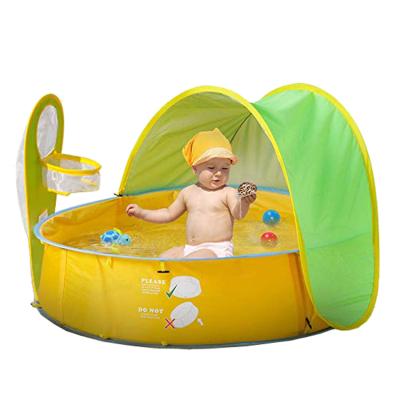 China Extended Type Pop Up Baby Beach Tent And Pool Tent UV Protection Sun Shelters for sale