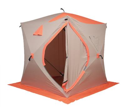 China Winter Ice Fishing Tent Insulated Portable Windproof Shelter 1.8*1.8*1.8cm for sale