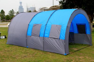 China Super Large Fiberglass Camping 10 Person Tunnel Tent for sale