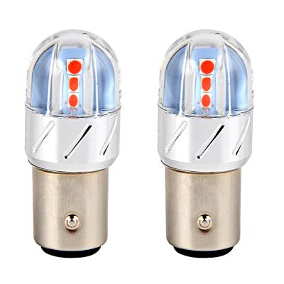 China Red Bevinsee 2x 1157 LED Turn Signal Running Light Bulbs For Toyota Highlander 2001-2007 1157 for sale