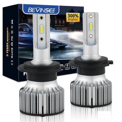 China Replace Bevinsee 2x H7 10000LM 6000K 60W LED Halogen Lamp Globes Headlight Bulbs Kit For Volvo C30 C70 S40 MK2 2004-2013 for sale