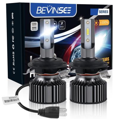 China Aviation 6063 Aluminum Profile Bevinsee 2X H7 Auto LED Lighting System Headlight Bulbs For Buick Regal Lacrosse Excelle Hideo for sale