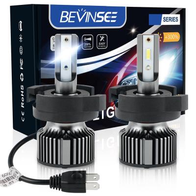 China Aviation 6063 Aluminum Profile Bevinsee H7 60W 10000LM High Low Beam LED Headlight Car Bulbs For Alfa Romeo Mito 2010-2020 for sale