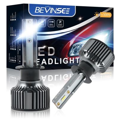 China Bevinsee 2x H1 6000LM LED Fog Lights Driving Lamp Bulb Foglight Kit For Volvo XC90 2003-2012 H1 for sale