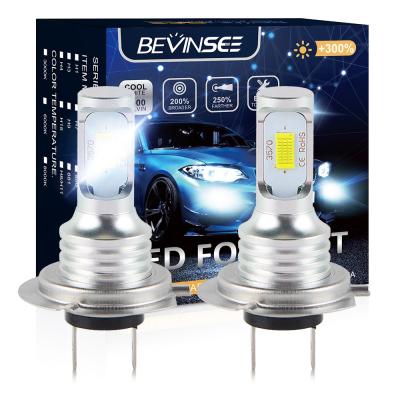 China Aviation Profile Bevinsee 2x H7 LED Aluminum Fog Drl Lamp Driving DRL Light Bulb For Mercedes-Benz R320 R350 R500 R550 R63 for sale