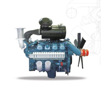 China 12 Cylinders Daewoo 515KW Water Cooled Diesel Engine 12DWV-645 for sale