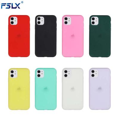 China Wholesale Cell Phone Cases Latex Ultra-thin Cell Phone Cases For Iphone 11 Phone Case TPU Skin-detecting Rub Smart Cover 4.7/5.5 inch for sale