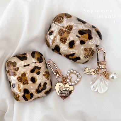 China For earbuds for Generation Pods1/2/3 Pro Pods Earphones Case Leopard Pattern Cover Device Cases for sale