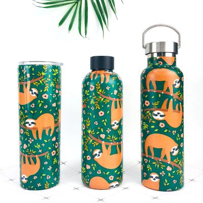 China Double Wall Thermos Flask Printing PORTABLE Vacuum Water Bottle Luxury Hydraulic Insulated Stainless Steels Insulated for sale