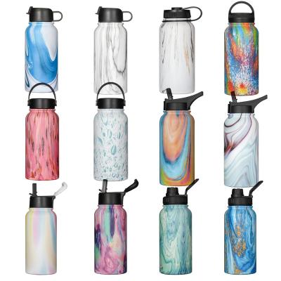 China PORTABLE Vacuum Water Bottle Thermos Flask Double Wall Printed Luxury Hydraulic Insulated Stainless Steels Insulated for sale