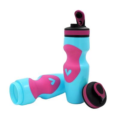 China Sustainable Eco Friendly Cycling Bike Sports Open Squeeze Water Bottle Valve Easy Open Hydration BPA Free for sale