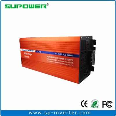 China High Efficiency 5000W Peak Power 10000w 24V 220V 50Hz UPS Inverter With Built In Charger 485*200*145mm for sale