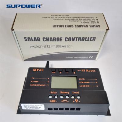 China Solar Controller Intelligent PWM Solar Charging System Manual 12V 24V 20A PV Charging and Discharging Controller 20Amp for sale