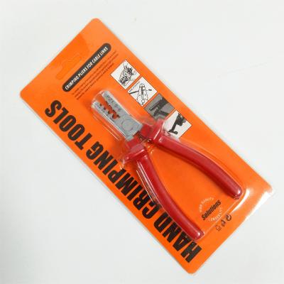 China Crimping Mini Hand Crimping Tool PZ1.5-6 mm 16-10AWG insulated and non-insulated ferrules crimping pliers for sale