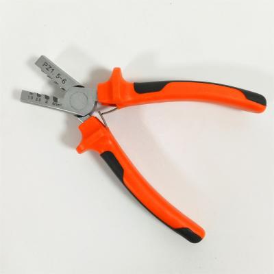 China High Quality Terminal Crimping Crimp Tool PZ1.5-6 mm 16-10AWG Insulated and Non-Insulated Ferrules Crimping Pliers for sale