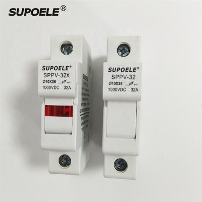 China TUV CE 10*38mm Thermal DC 1000V Solar PV Fuse 5 10 15 20 30 32A Fuses With LED Fuse Holder Protection For Solar System for sale