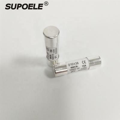 China TUV CE 10X38 mm PV Solar Thermal Fuse 1A 2A 3A 3.5A 4A 5A 6A 8A 10A 12A 15A 16A 20A 25A 30A 32A 1000V DC for sale