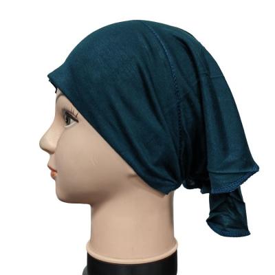 China Wholesale Ethnic Cotton Tank Top Underscarf Hijab Stretch Hat For Women Muslim Underscarf Hijab Inner Hat for sale