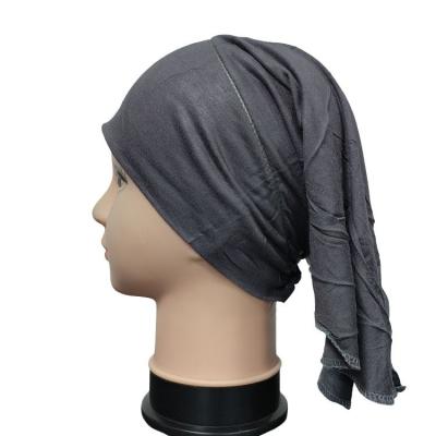 China Ethnic Muslim Underscarf Hijab Inner Women's Hood Islamic Modal Cotton Under Hat For Hijab for sale