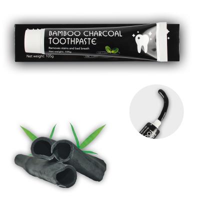 China Home Use Or Travel Use Fluoride Free Mint Flavor Activated Teeth Whitening Bamboo Charcoal Toothpaste for sale