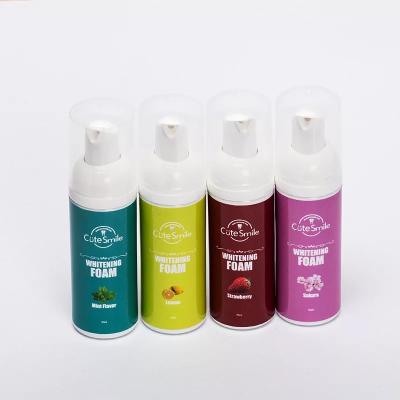 China Travel Home Logo Private Hotel Personal Oral Hygiene Remove Stain Liquid For Teeth Cleaning Teeth Whitening Foam for sale