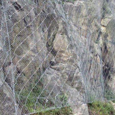 China Plain Weave Slope Rockfall Netting Protection System High Tensile Gabion Netting Rockfall Fence Netting for sale