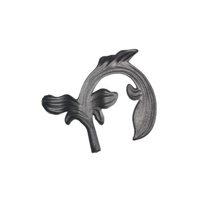 China Minimalist Cast Metal Ornaments For Doors Cast Rosette Wrought Iron Components Wholesale Ornaments for sale