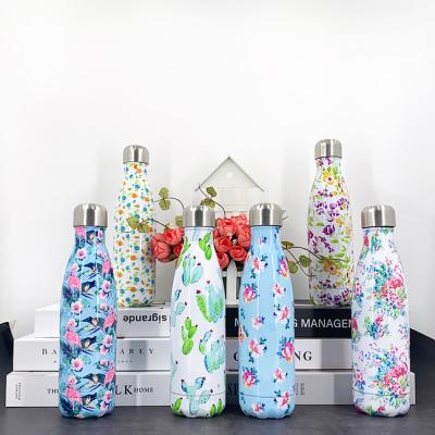 China Sustainable Fashionable RTS Stainless Steel Sports Water Bottles With Custom Logo for sale