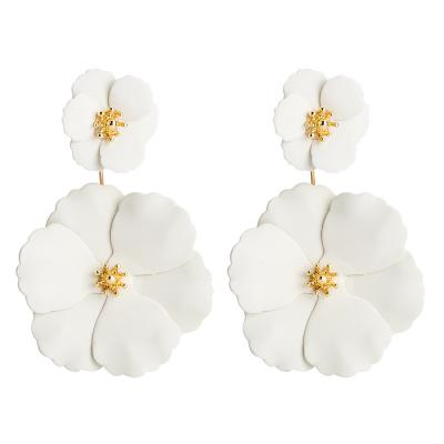 China Hot Selling Alloy Profession Make Girls Accessories Creative Joker Tasty Flower Earring for sale