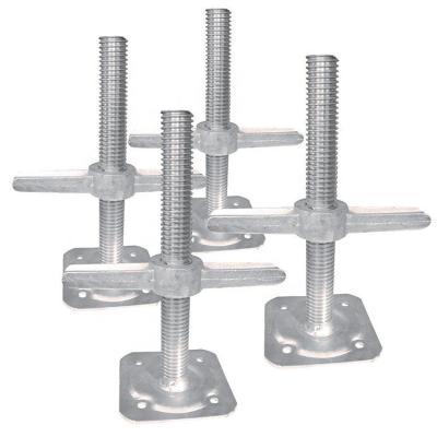 China Industrial Scaffolding Adjustable Jack Rod /Formwork Screw Jack Base /Sliver Screw Jack for sale