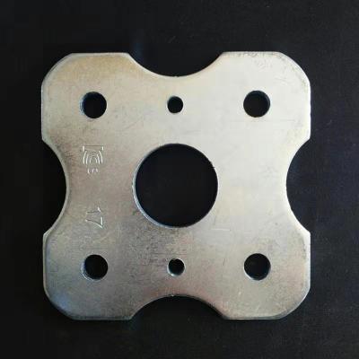 China Q235 Korea Steel Type Formwork Pipe Support Base Plate 140mm for sale