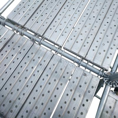 China Industrial High Quality Ringlock Scaffolding Galvanized Perforated Steel Plank for sale