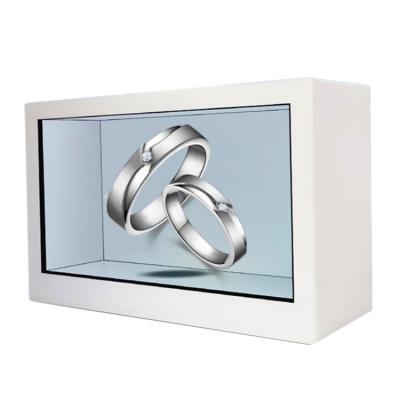 China Product display transparency lcd advertising transparent lcd display 22 inch transparent box lcd showcase for sale