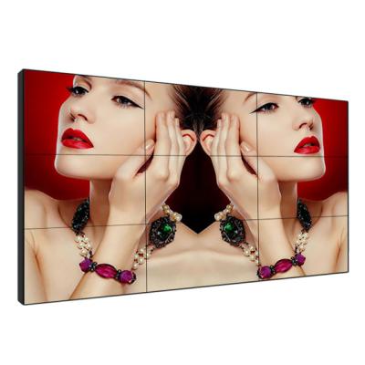 China Display Screen 55 Inch 3.5mm Digital Split Screen Poster Indoor Ultra Narrow Bezel Video Wall Splicing Screen Lcd Controller for sale