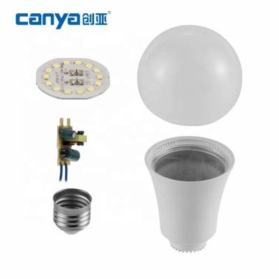 China residential b22 e26 e27 led unassembled led bulb bulb raw material skd for sale