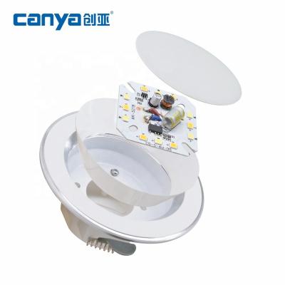 China Modern Color Variable Anti Glare Trimless LED Light Recessed Downlight For Ceiling for sale