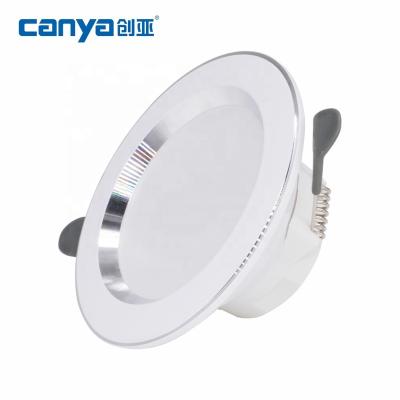 China Modern Aluminum Die Casting Household Recessed LED Downlight Light 6w 12w 18w For Home for sale