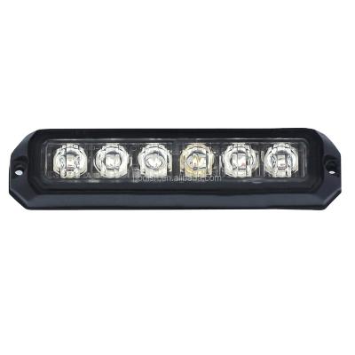 China Wholesale 3W/5W Amber/Green/Red/White/Green LED Strobe Grill Lights From Factory 128mm L x28mm W x 21mm H for sale